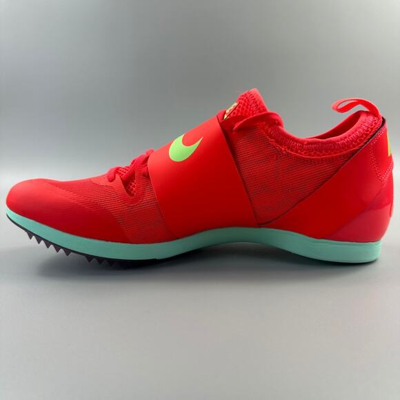 Nike Zoom Pole Vault Elite Men Size 10 Crimson Lightweight Track Spike Shoes NEW - Picture 2 of 7